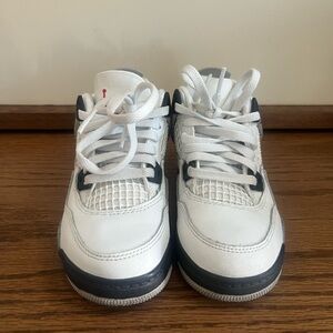 Kids White and Black Sneakers